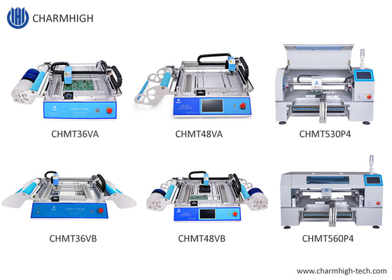 6 نوع دسکتاپ SMT Electronics انتخاب و قرار دادن ماشین Charmhigh